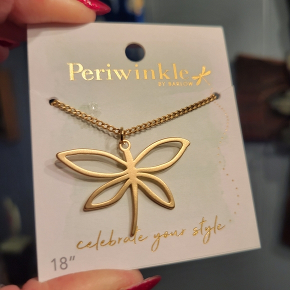 Periwinkle by Barlow Jewelry - 🛒🛍️💥New with tags periwinkle 18*golden dragonfly necklace